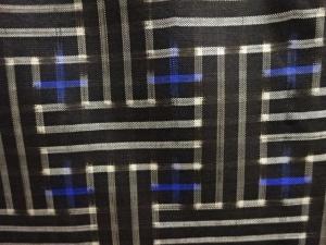 アンティーク　秋名バラ織出し本場泥大島紬着物